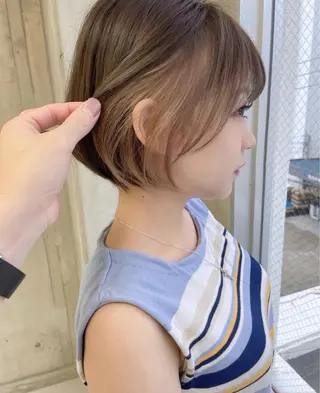 ミディアム 古川 幸輝のヘアスタイル