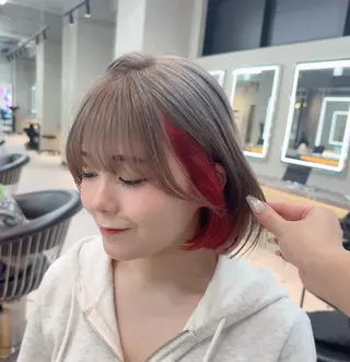 ショート カラー 🎀リオ🎀/ 推しカラーのヘアスタイル