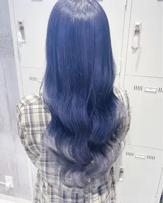 ロング カラー パーマ ヘアアレンジ メンズ キッズ ネイル マツエク・マツパ アイブロウ レイヤー/ダブル カラー/YURINAのヘアスタイル