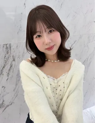 ミディアム カラー ParveMix ♡白神みやびのヘアスタイル