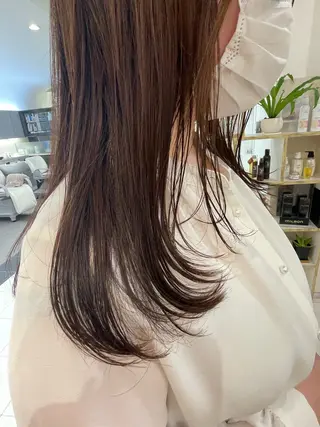 ロング レイヤー/透明感 カラー/ユウカのヘアスタイル
