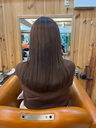 セミロング ⚪️髪質改善 縮毛 店長 コウ⚪️のヘアスタイル