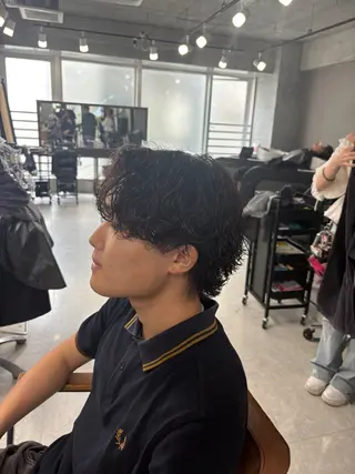 パーマ メンズ 下北沢メンズパーマ 特化園田　楓莉のヘアスタイル