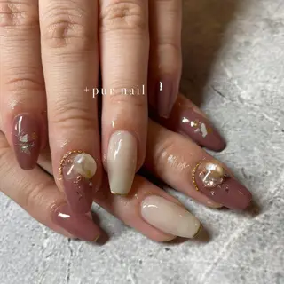 ネイル +pur  nail luxury店のネイルデザイン