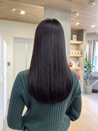 ロング カラー パーマ 🔮 BASSA立川 診断×艶髪🔮のヘアスタイル