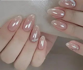 ネイル By moonネイル 🌷ワンホン/韓国風のネイルデザイン