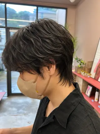 ショート パーマ メンズ Yuto /レイヤー、ウルフのヘアスタイル