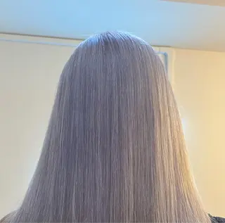 ミディアム カラー ハイトーンカラー 🦋yuri🦋のヘアスタイル