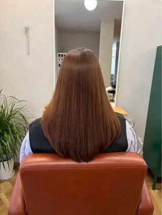 セミロング 髪質改善×韓国風/小 顔レイヤー/早瀬櫻子のヘアスタイル
