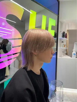 カラー メンズ 🖤メンズハイトーン /カットRisa🖤のヘアスタイル