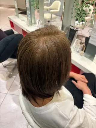セミロング カラー 西永福/サロンド ユーウ/chiakiのヘアスタイル