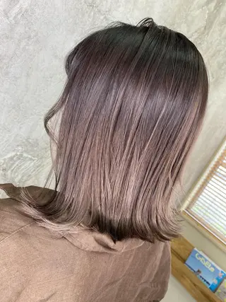 ミディアム カラー 寺門 拓馬のヘアスタイル
