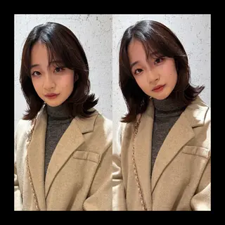ミディアム カラー mai / linoah˚✧のヘアスタイル