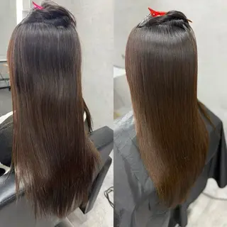 ロング 酸性ストレート 髪質改善大槻勇樹のヘアスタイル