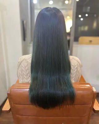 ロング カラー 縮毛矯正&髪質改善 ⭐️OGUのヘアスタイル