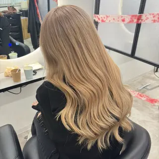 ロング カラー Ren. 🦋デザインカラーのヘアスタイル