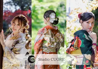 セミロング カラー ヘアアレンジ キッズ Studio CUOREのヘアスタイル