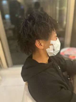 ショート パーマ メンズ トータルビューティー K:R鶴川のヘアスタイル