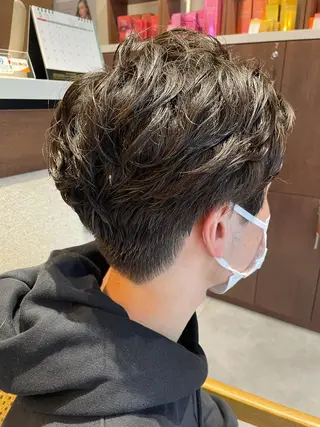 パーマ メンズ 高木 櫻のヘアスタイル