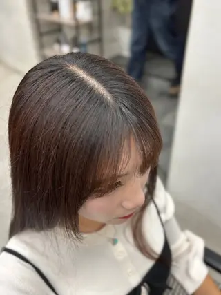 セミロング 宮尾 星夢のヘアスタイル