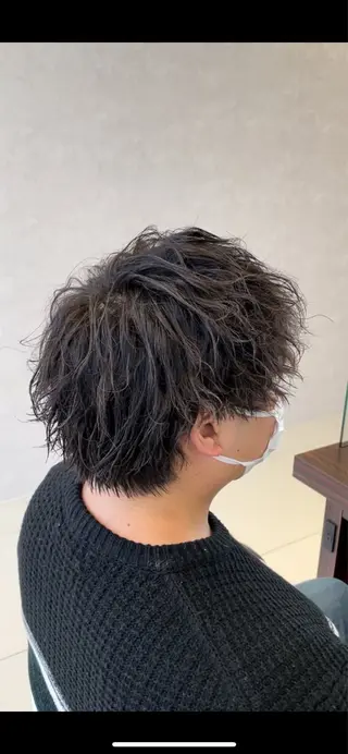 ショート パーマ メンズ ✂︎山﨑 涼太✂︎のヘアスタイル