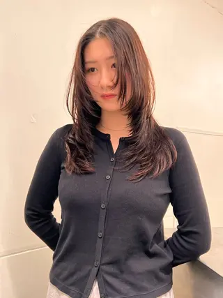 セミロング wabi本町店 タカハシ トモヒロのヘアスタイル