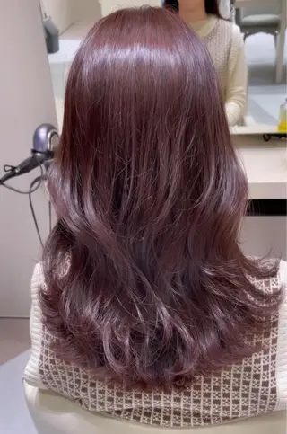 セミロング カラー k-two top stylist 林原のヘアスタイル
