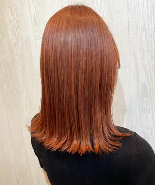 セミロング カラー 梨沙_ 蘇我2号店のヘアスタイル