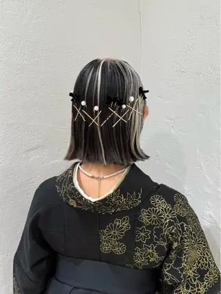 ヘアアレンジ 艶カラー/縮毛矯正/ アレンジ/akaneのヘアスタイル