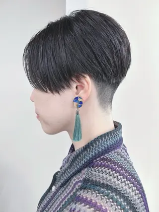 ショート ボブ/ゆるふわ ボブパーマ/とういのヘアスタイル