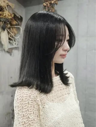 カラー manami/艶髪 /くすみカラーのヘアスタイル