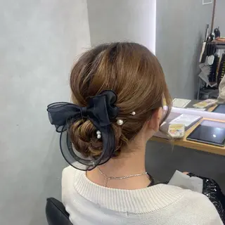 セミロング ヘアアレンジ ナツキ💫 カットモデル募集中のヘアスタイル