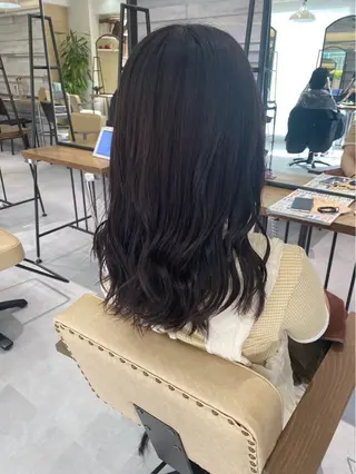 セミロング デザインカラー/新百 合ヶ丘/ブリーチのヘアスタイル