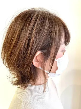 ショート カラー パーマ 《インナーカラー》 YAMADAのヘアスタイル