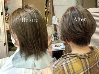 ショート annoii _pomのヘアスタイル