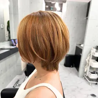 カラー Endearing 銀座/レイヤーカットのヘアスタイル