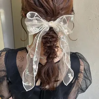ヘアアレンジ アイブロウ Rain chihiroのマツエク・マツパデザイン