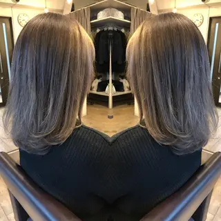 ミディアム カラー 美髪・艶髪特化美容師 RYOJIのヘアスタイル