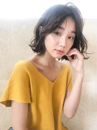 ミディアム カラー ☕️ベージュカラー 内藤光哉☕️のヘアスタイル