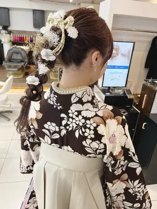 ロング ヘアアレンジ アレンジ&ショート 💙YUKINOのヘアスタイル