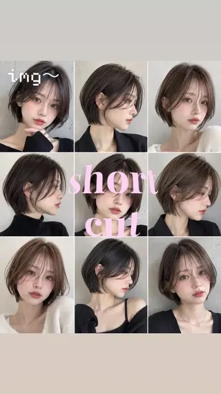 ショート 渡邉佑花/艶カラー /韓国巻きのヘアスタイル