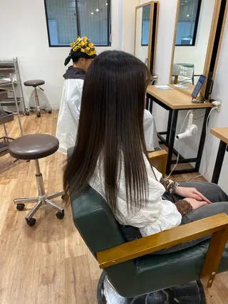 ロング パーマ 熊崎 未来のヘアスタイル