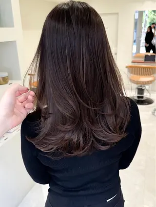 ロング 新保 啓介のヘアスタイル
