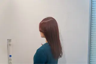 ロング カラー ボブ/レイヤー /艶カラー/sakuのヘアスタイル