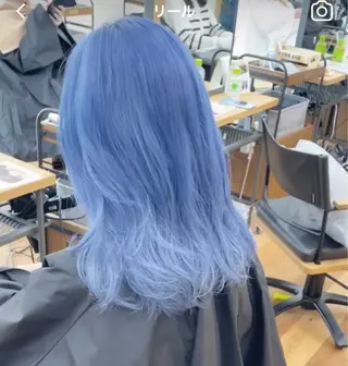 ロング カラー 抜きっぱなしブロンド /ハイトーン/カナタのヘアスタイル