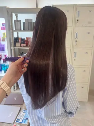 ロング カラー にゅーかわいいヘア♡ おがわゆいり౨ৎのヘアスタイル