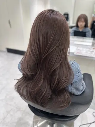 カラー オリーブ/ワンホン SHIONのヘアスタイル