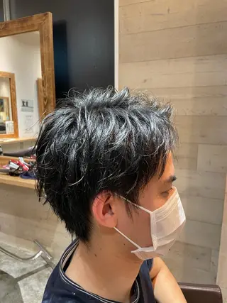 メンズ 優真/難波で 1番パーマが上手いのヘアスタイル