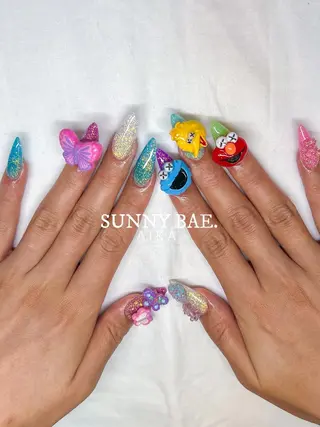 セミロング ネイル Made By AIKAのネイルデザイン