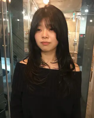 ロング 尾藤 浩一のヘアスタイル